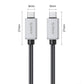 ORICO PD 240W USB 2.0 Type C Fast Charging Data Cable 1M / 1.5M / 2M / 3M with Durable Nylon-Braided Jacket & Intelligent Chip for iPhone 15 iPad MacBook Samsung Galaxy Tab Xiaomi Mi Pad Smartphone Tablet Laptop Camera | 240A3