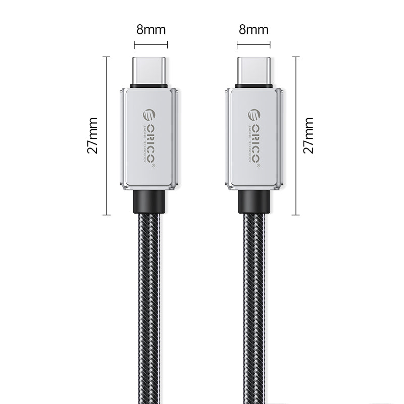 ORICO PD 240W USB 2.0 Type C Fast Charging Data Cable 1M / 1.5M / 2M / 3M with Durable Nylon-Braided Jacket & Intelligent Chip for iPhone 15 iPad MacBook Samsung Galaxy Tab Xiaomi Mi Pad Smartphone Tablet Laptop Camera | 240A3