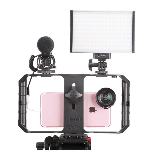 [CLEARANCE] Ulanzi U-Rig Pro Smartphone Rig w 3 Shoe Filmmaking Case Handheld Phone Video