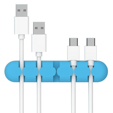 [𝐒𝐔𝐏𝐄𝐑 𝐒𝐀𝐋𝐄] ORICO CBS5 Desktop Cable Mager Organizer with 5 Ports and High Strength Double-Sided Adhesive Tape for Max 5mm Diameter Cords