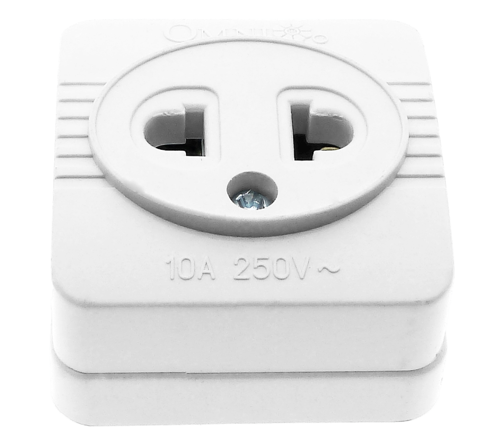 OMNI Surface Convenience Outlet Socket 10A 220V (1 Gang, 2 Gang, 3 Gang, 4 Gang) for Electronics Appliances | WSO-00