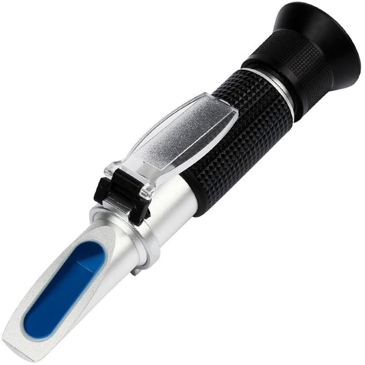 [CLEARANCE] Eagletech BRIX 0-32% SALINITY 0-28% ATC Automatic Temperature Compensation Handheld 2 in 1 Refractometer Salinometer for Sugar Honey Wine Juice