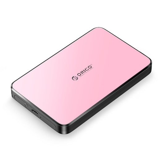 ORICO 2.5" SATA 3.0 USB 3.0 Type-C HDD Hard Drive Enclosure with 6Gbps Transfer Rate and 6TB Max Support Capacity, UASP and TRIM Protocols for PC Desktop Computer Laptop | 2588C3-V1