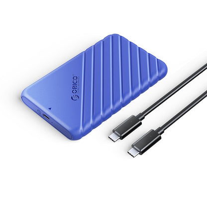 [CLEARANCE] ORICIO 2.5 inch SATA to USB 3.1 SSD Enclosure Idea Case for Idle HDD USB 3.1 Gen1 Type C Tool-Free with 6Gbps Fast Data Transfer Rate, 6TB Max. Disk Capacity, 0.5m Data Cable HDD Hard Drive Enclosure (White) | 25PW1C-C3