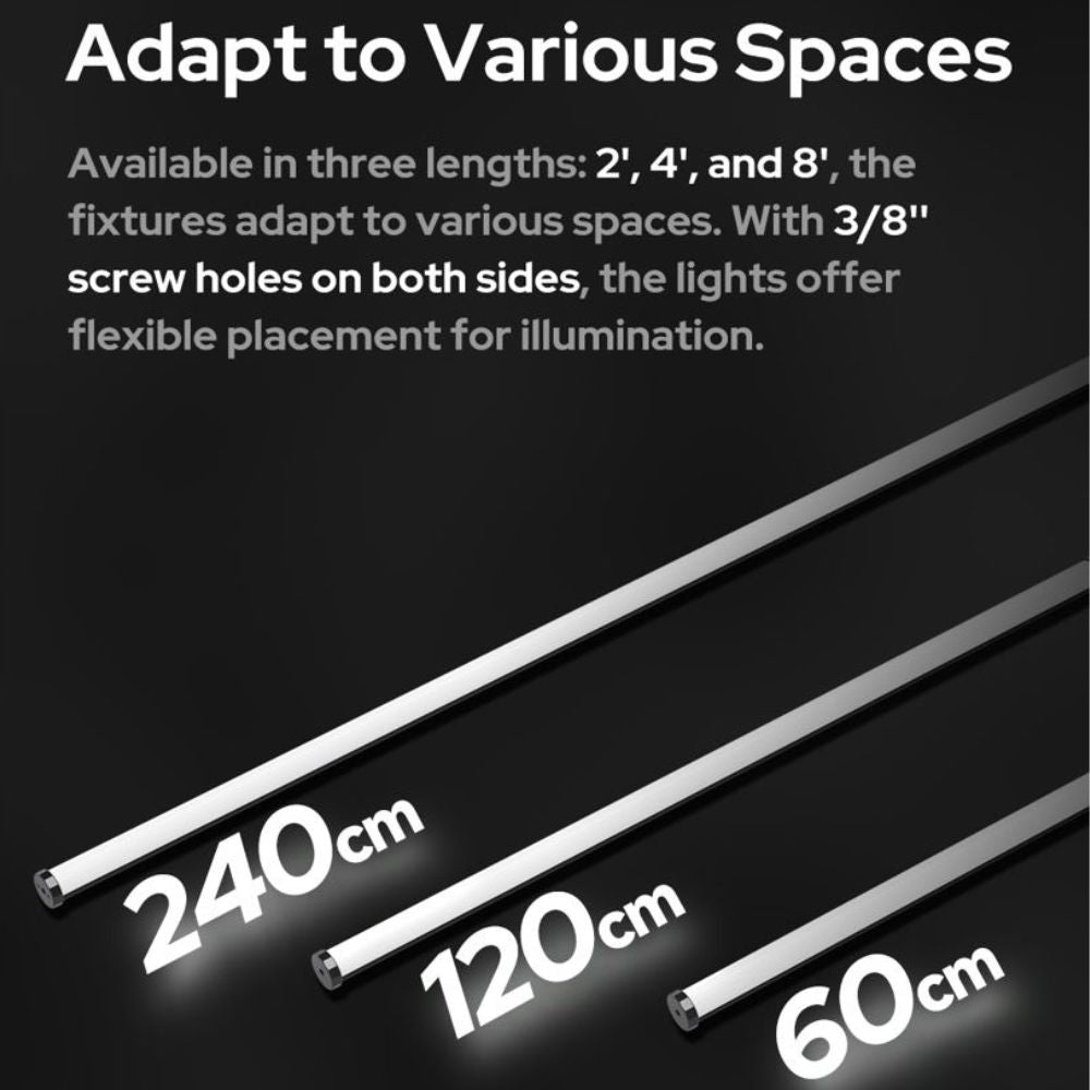 Godox Knowled TPC2R TPC4R LED RGBWW1 60/120 Cm Pixel Tube Light with Adjustable Light and Pixels, 2000K-10000K CCT Range, Built-in 42.9Wh Battery, Weatherproof, 17 FX Modes, DMX512/2.4G Wireless App Control and 4 Dimming Curves For Photography