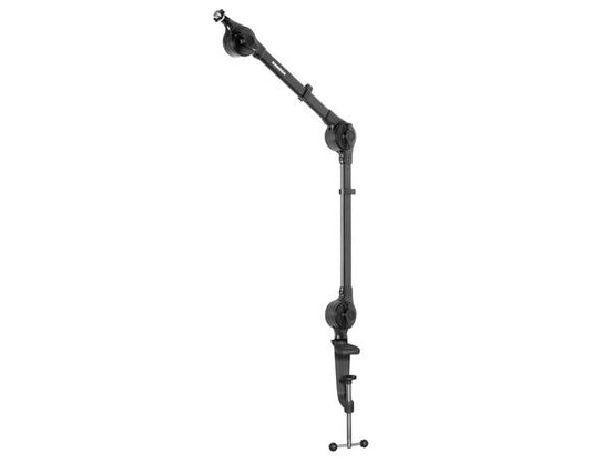 [CLEARANCE] SAMSON MBA26 Lightweight 26-inch Microphone Boom Arm with Quick Release Friction Hinges and C-Clamp Mount for Podcasters, Streamers, Content Creators and Radio Broadcasters