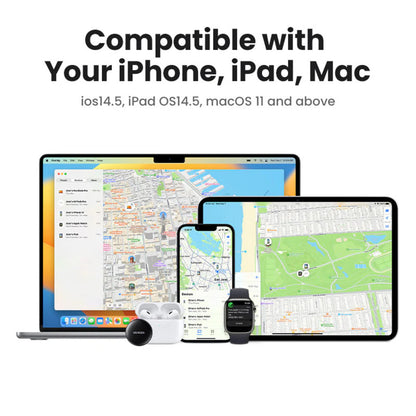 UGREEN Smart Tag Bluetooth Key Finder & Tracker for Keys, Bags & Luggage with Built-In Speaker, GPS & 1-Year Battery Life for iPhone, iPad & Mac (Compatible with Apple Find My / AirTag Altertive) | CM520