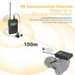 [CLEARANCE] MAONO AU-WM-730 Wireless Lavalier Lapel Microphone with -10dB Attenuation and Low Cut, Real-time Audio monitoring, 48-Channel and Mute Compatible with DSLR Cameras, Camcorders, iPhone, Android Smartphones, and Tablets