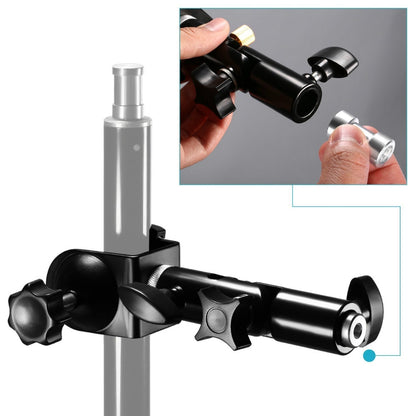 [CLEARANCE] Pxel AA-LS6 U-Clamp Clip Light Stand Bracket Umbrella Reflector Holder