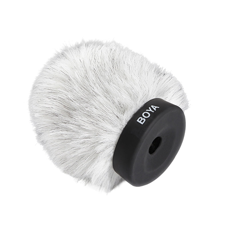 [CLEARANCE] BOYA BY-P80 Furry Outdoor Interview Microphone Windshield for Shotgun Microphone (Inside Depth: 3.14-Inch)
