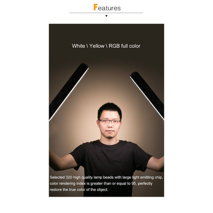 Yongnuo YN360 II RGB 3200K-5500K Handheld LED Video Light with Built-in 5200mAh Lithium Battery