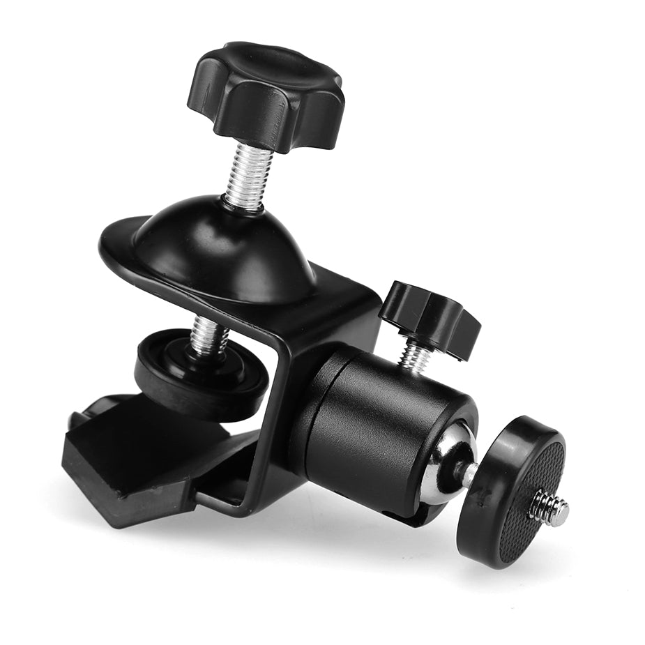 Pxel AA-UC4 Heavy Duty Clip Clamp C / U Type Photo Studio Light With Stand Ballhead Ball Head 1/4" Screw For Studio Flash, Camera etc