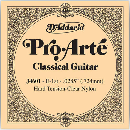 D'Addario Pro Arte Nylon Classical Guitar Single Strings Hard Tension