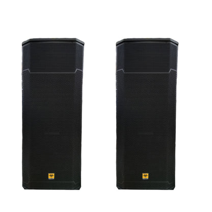 [CLEARANCE] KEVLER PRX-825 15" 1400W 2-Way Full Range Passive Loudspeaker (PAIR) with 2 SpeakOn Termils and Multiple Handles for Events and Gatherings