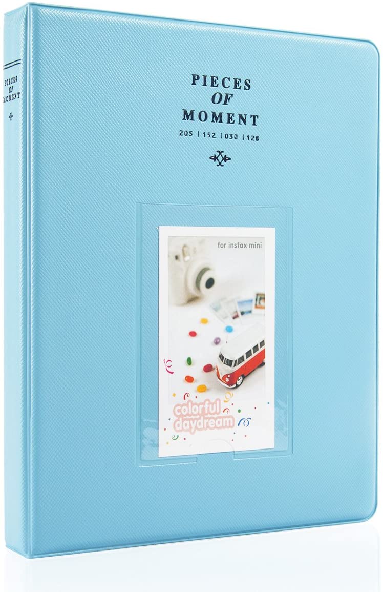 [CLEARANCE] Pikxi AM128 128-Sheet Photo Album for Fujifilm Instax Mini Instant Camera Leather