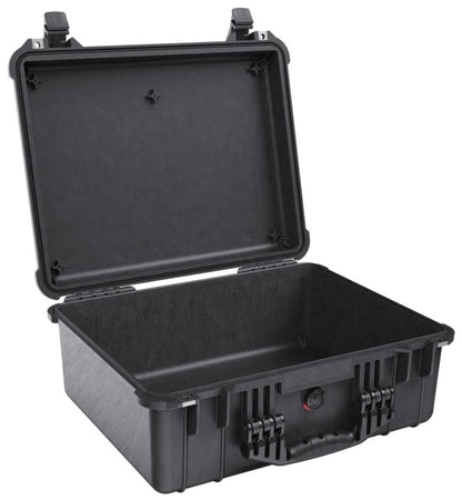 Pelican 1550 Protector Case Watertight Crushproof Dustproof Hard Casing with Automatic Purge Valve, IP67 Rating (No Foam) (Black)