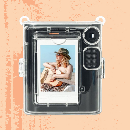Pikxi PVC Transparent Crystal Clear Cover Case for Fujifilm Instax Mini 41 Instant Film Camera with Formfitting Design and Anti-Scratch Drop Resistant