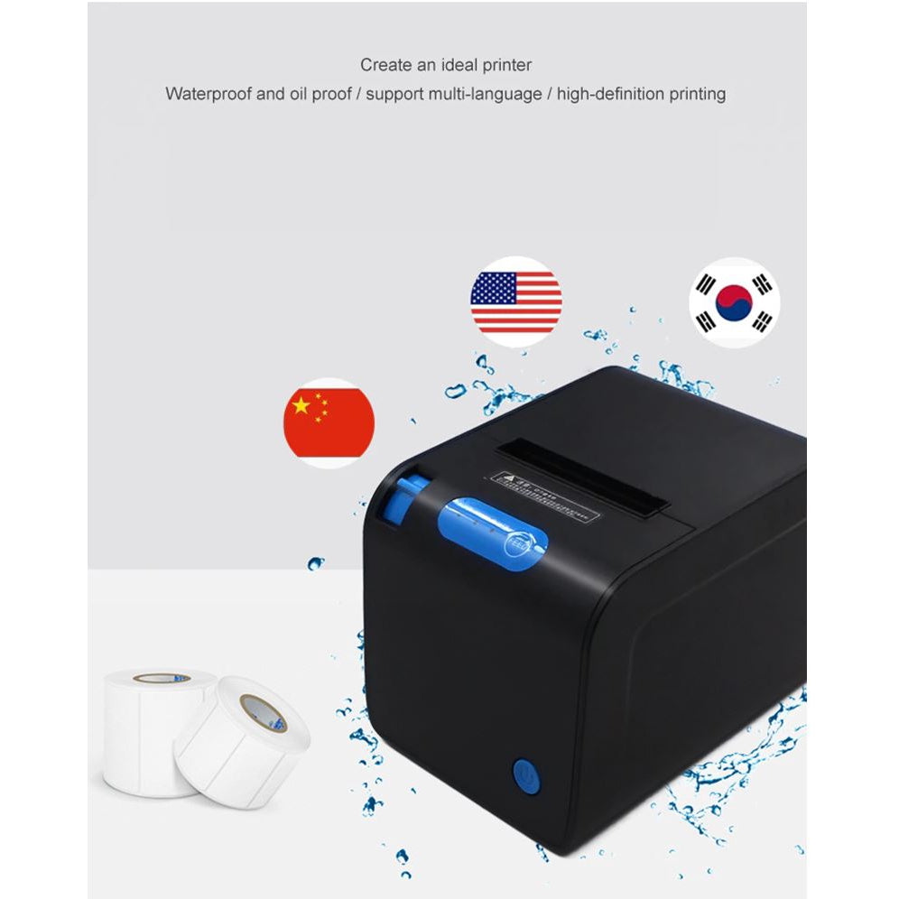 [CLEARANCE] Logicowl OJ-8032 POS Printer Thermal 80mm barcode QR with Auto Cutting For Cash Register