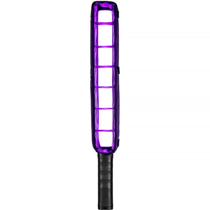 SmallRig RT25 25W RGB LED Handheld Tube Light Wand With 3100mAh Battery Grip, Snap-On Barn Doors, 2500K-10000K Adjustable Color Temperature, IP54 Waterproofing, Smart Setting Memory, Dynamic Illumination, 0.96" OLED Display Screen | 4342