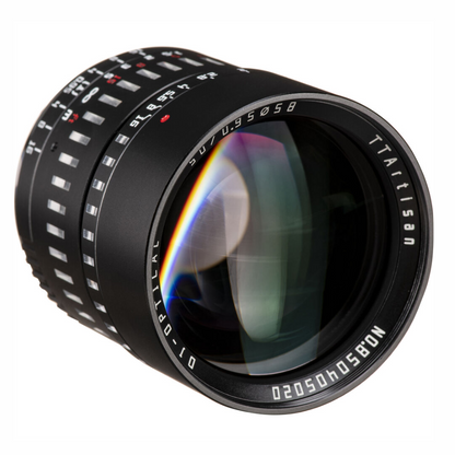 TTArtisan 50mm F/0.95 APS-C Format Portrait Prime Lens for Sony E | Nikon Z | M43 | Leica L | FUJIFILM X | Canon RF Mount Mirrorless Cameras Large Aperture MF Manual Focus Full Metal Body for Dreamy Bokeh & Low Light Photography