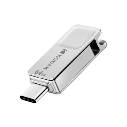 KODAK K223C 64GB Dual Flash Drive USB 3.1 / USB Type-C OTG Port Memory Stick