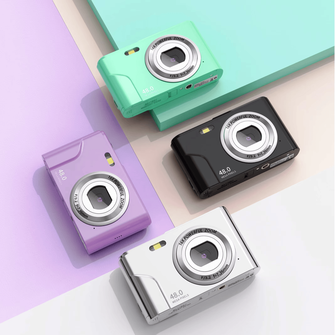 SONGDIAN DC311L 48MP Digital Camera w/ Flash 1080p FHD 16x Zoom Autofocus Max 256GB Storage Capacity