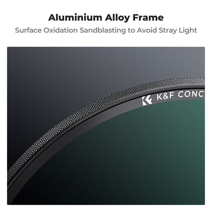 K&F Concept NO-C HMC CPL Circular Polarizer Lens Filter for Camera Lenses - Multi-Coated Optical Glass, Magnetic Slim Frame, High-Definition, Anti-Glaring, Water & Dust Proof