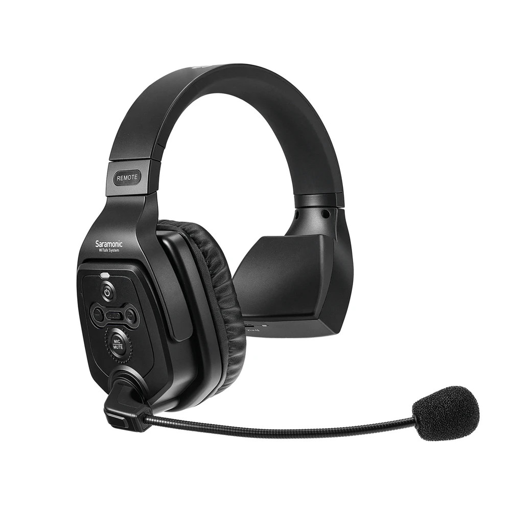 Saramonic WiTalk WT8S Wireless 8 Person Audio FDX Full Duplex Audio Intercom System 1 Master 7 Remotes Headset with Max 1312ft (400m) Wireless Range