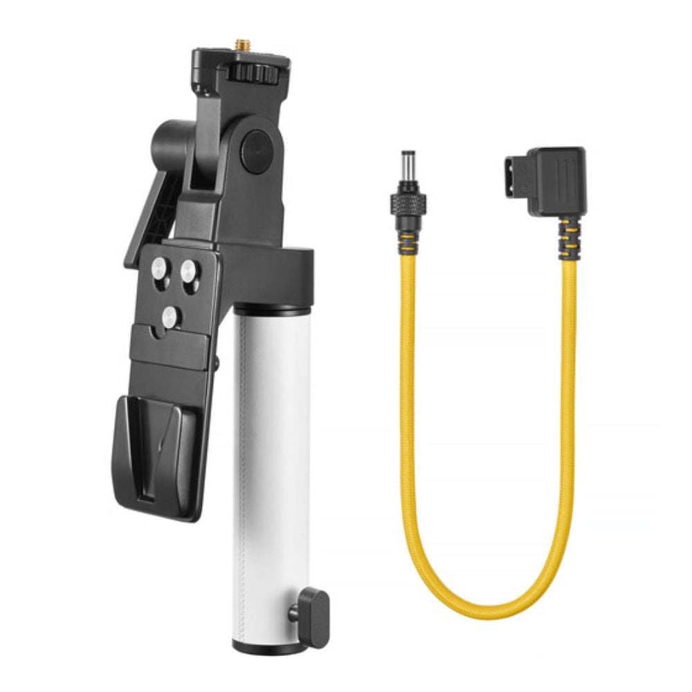 Godox Battery Handgrip for ML60IIBi LED Monolight with V-Mount / NP-F Battery Plate and Power Supply Cord | AK-B01 AK-B02