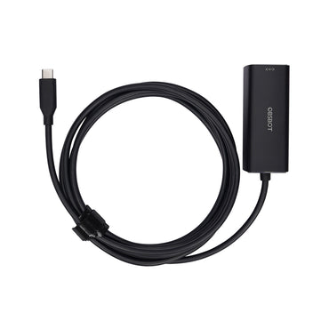 OBSBOT USB Type-C to Ethernet Network Adapter & Power Supply with 10/100Mbps Transfer Speed Rate for Tail Air PTZ Streaming Web Camera