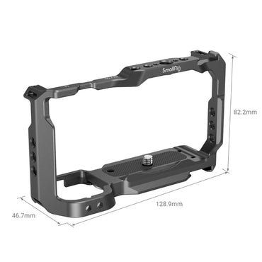 SmallRig Camera Cage for Sony ZV-E10 - Arca-Type Baseplate, Formfitting Full Coverage Protection, Anti-Twist Locking Mechanism, Cold Shoe Mount, Unobstructed Access to Ports, Buttons & Tilt Screen, Multiple Mounting Options | 3531B