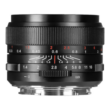 7Artisans 35mm F/1.4 Mark III Full Frame Format Nikon Z Mount Compact Portrait Prime Lens MF Manual Focus Large Aperture for Mirrorless Cameras | Black Titanium Gray