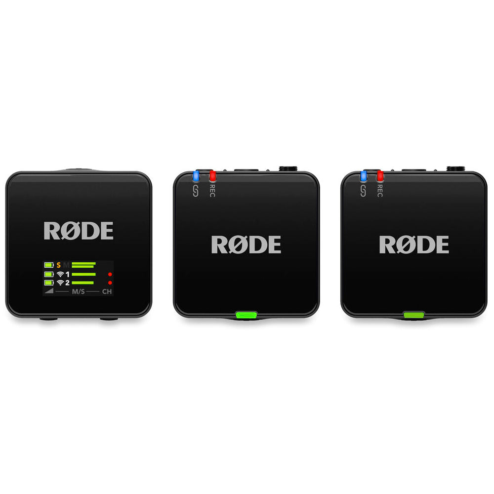 RODE WIRELESS GOⅡ MICROPHONES Rode Sistema de microfone sem fio sem fio GO II sem fio, preto