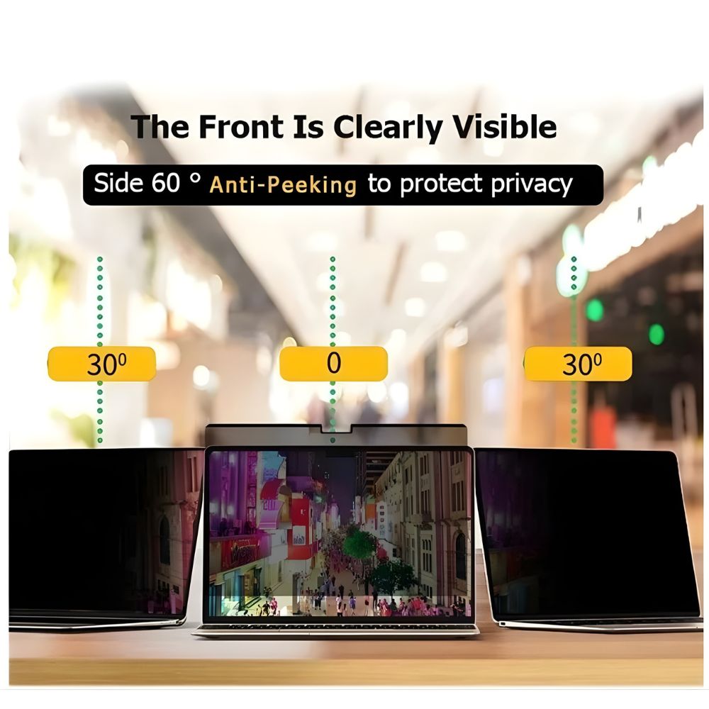 ArgoX Magnetic Privacy Protective Film for MacBook & Universal Laptops, Anti-Glare, Anti-Scratch, 13.6″-16.2″