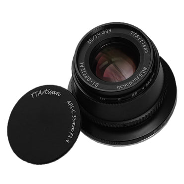 TTArtisan 35mm F/1.4 APS-C Format Nikon Z Mount Prime Lens Large Aperture Sonr Optical Design Full Metal Body, MF Manual Focus, 11" Focus Distance, Clicked Aperture Ring for Smooth Bokeh & Low Light Photography | Black
