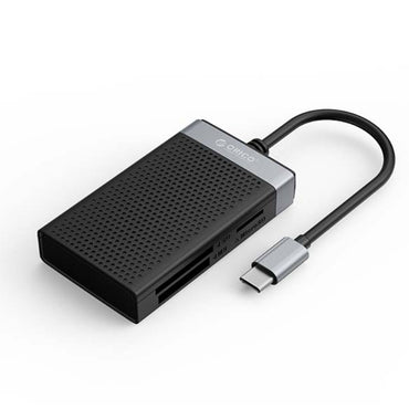 [CLEARANCE] ORICO CL4T-A3 4-in-1 USB 3.0 Aluminum Alloy + ABS Card Reader 5Gbps Transmission Speed with High Efficiency 2T Data Large Capacity TF (Micro SD), CF, SD, and MS for Windows, Mac OS, and Linux - Black