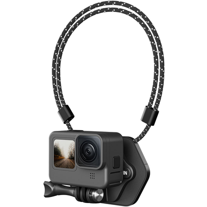 TELESIN Magnetic QR Quick Release Neck Mount Set and Nano Adhesive Sticker Mount for GOPRO DJI Insta360 Action Cameras