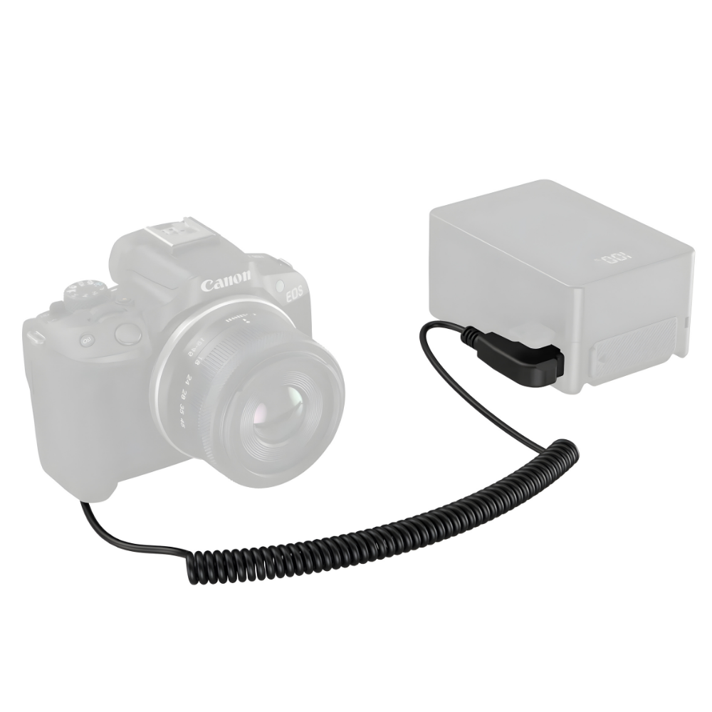 SmallRig DT-E6P 22.8" Coiled D-Tap to LP-E6P Dummy Battery Power Cable