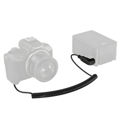 SmallRig DT-E6P 22.8" Coiled D-Tap to LP-E6P Dummy Battery Power Cable