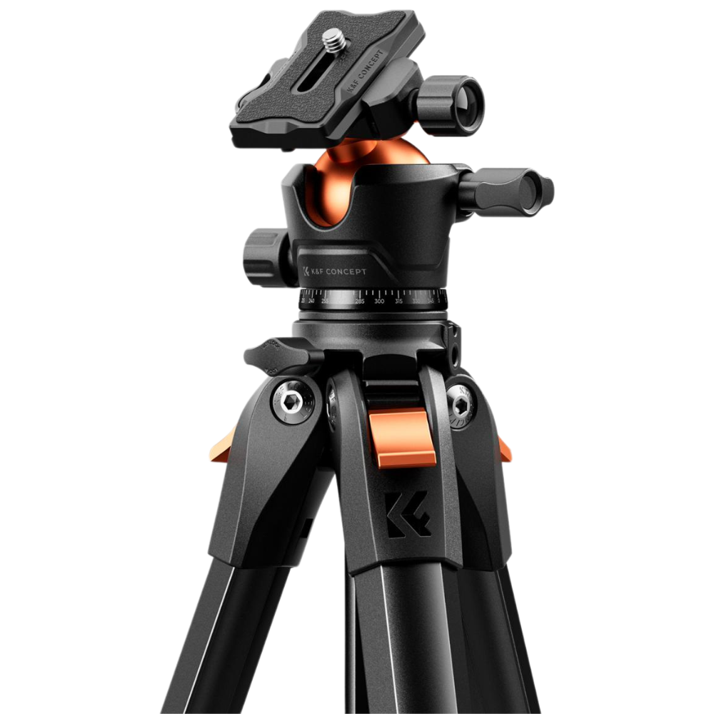 K&F Concept A305A3+BH-40 185cm Aluminum Travel Tripod with 360 degrees Ball Head