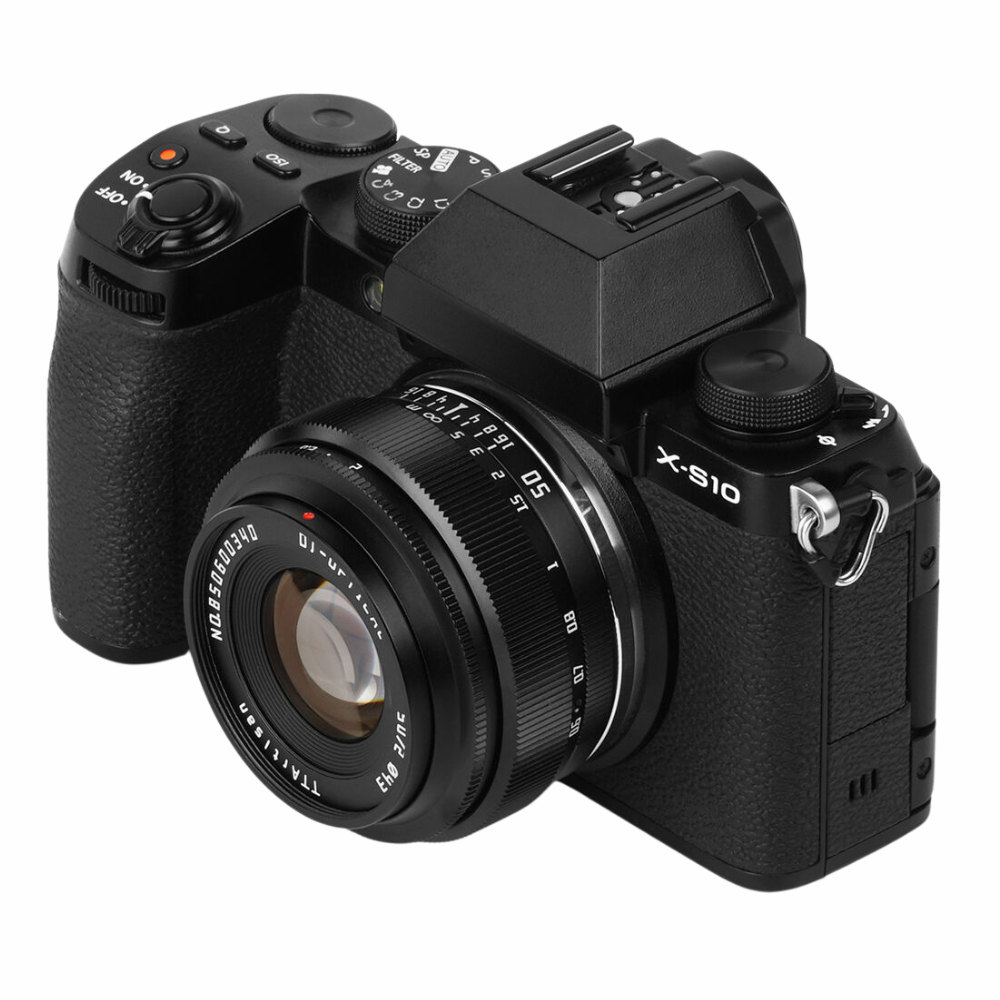 TTArtisan 50mm F/2.0 Full Frame Format Sony E | Nikon Z | Leica L | FUJIFILM X Mount Prime Lens Large Aperture Full Metal Body, MF Manual Focus, 19.2" Focusing Distance, Clicked Aperture Ring for Low Light Photography and Smooth Bokeh