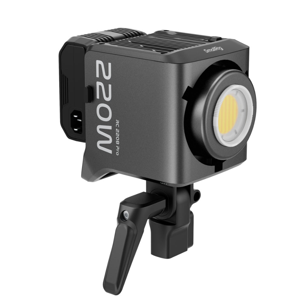 SmallRig RC220 PRO Series LED Video Monolight with 2700-6500K / 5600K CCT Range, Bowens S Mount, Quick Release V-Mount Battery, DMX Onboard & Wireless App Controls for Photography, Filmmaking, Vlogging & Live Recording | 4620 4625