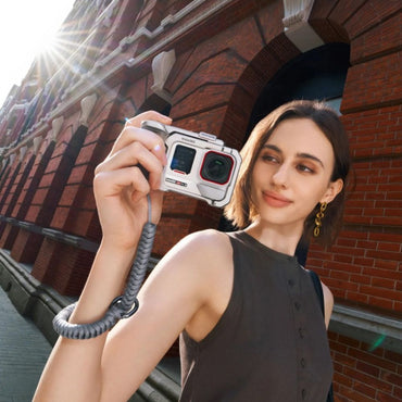Insta360 Ace Pro 2 8K AI-Powered Waterproof Action Camera Xplorer Bundle with Leica Lens, 1/1.3" Sensor, FlowState Stabilization & Horizon Lock, Active HDR, Gesture & Voice Control, Flip Touchscreen | Artic White (Moonlight Silver)