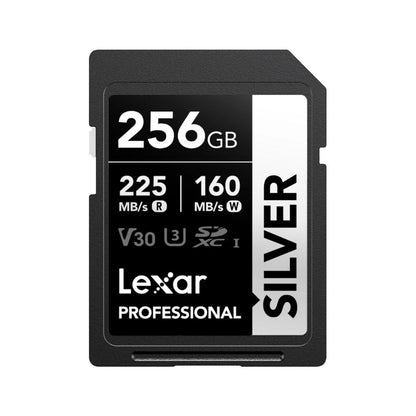 Lexar Professional SILVER SDXC V30 U3 UHS-I Memory Card | 64GB / 128GB / 256GB / 512GB / 1TB