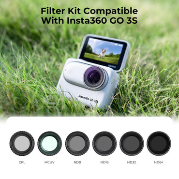 [CLEARANCE] K&F Concept Nano-X Series CPL Circular Polarizer / UV Ultraviolet Filters Lens Filter for Insta360 GO 3  / GO 3S Action Camera with Multi-Coated Optical Glass and Ultra-Thin Aluminum Frame