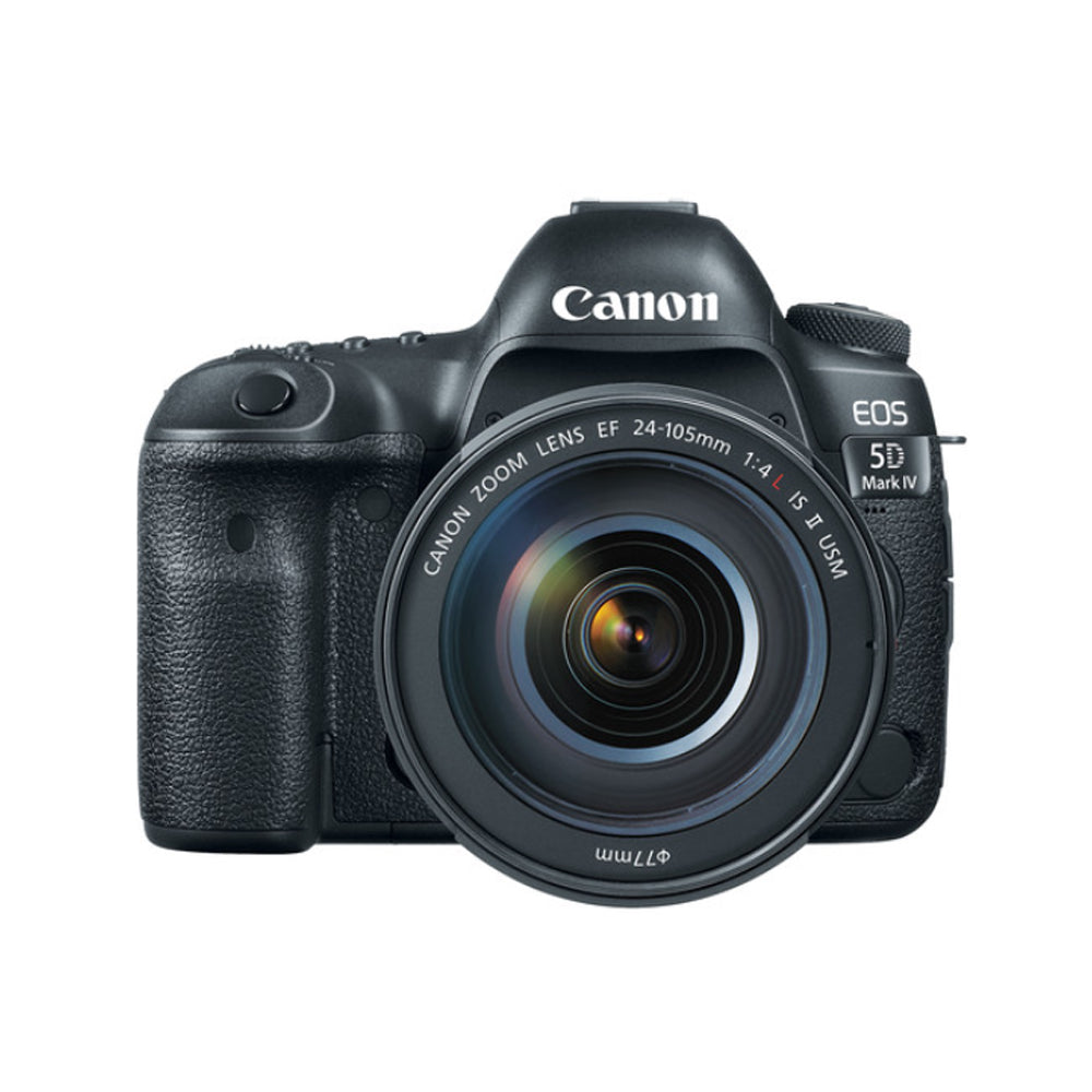 Canon EOS 5D Mark IV DLSR Digital SLR Camera with EF 24-105mm f/4L IS II USM Lens Kit, 30.4MP Full-frame CMOS Sensor DIGIC 6+ Image Sensor, 4K UHD Video Recording, GPS & Wi-Fi, Touch Screen LCD Display, Dual Memory Card Slots