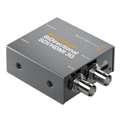 [CLEARANCE] Blackmagic Design SDI / HDMI 3G Bi-Directiol Video Micro Converter with USB C Power Supply Port for Digital Camera Computer PC Laptop Display Monitor Live Production and Broadcasting