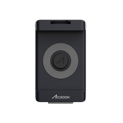 Accsoon SeeMo UIT02 Video Transmitter Camera Field Monitor Adapter for iPhone (iOS Version 12.0 or later) with Cold Shoe Adapter, NP-F Battery Holder, 1/4" Mounting Hole, USB C Charging Port, HDMI to Lightning Cable
