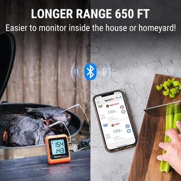 ThermoPro TP920 Dual Probes Meat Thermometer with 650ft Wireless Range, Digital Grill & Smoker Thermometer for BBQ, Oven, Smoking and Grilling | NSF Certified & App Controlled