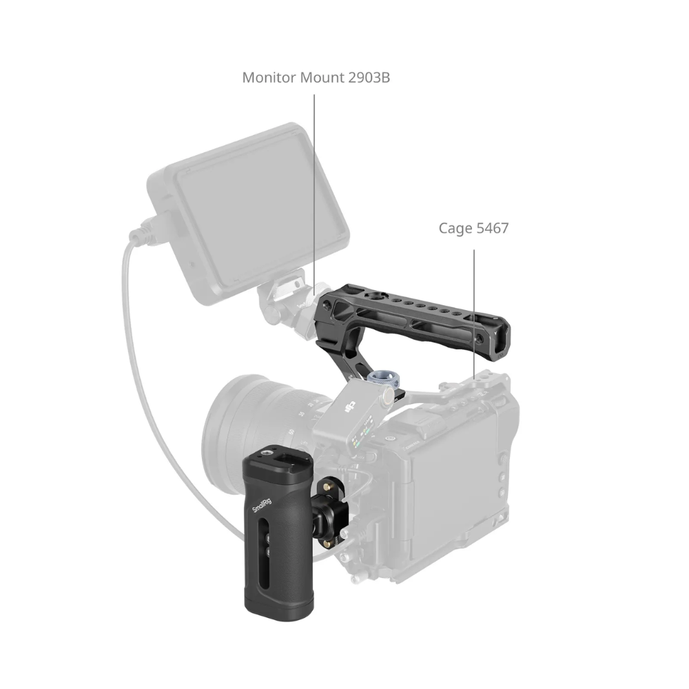 SmallRig Mini NATO Side Grip and ARRI Top Handle Kit for Camera Cage | 5949